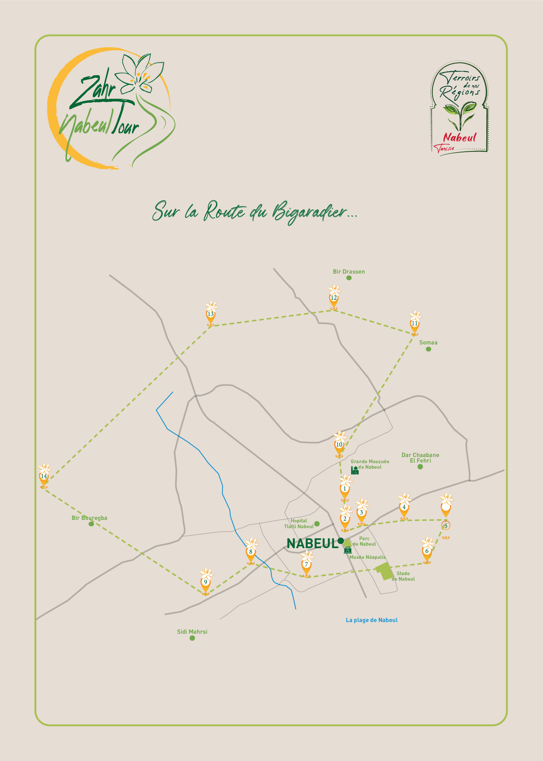carte et itinéraire